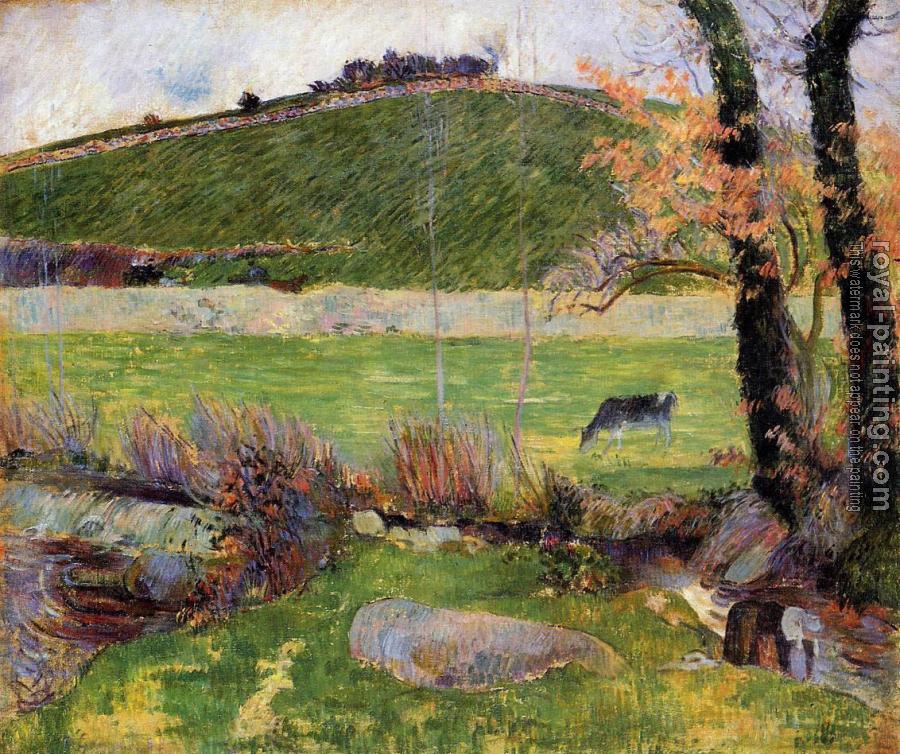 Paul Gauguin : A Meadow on the Banks of the Aven